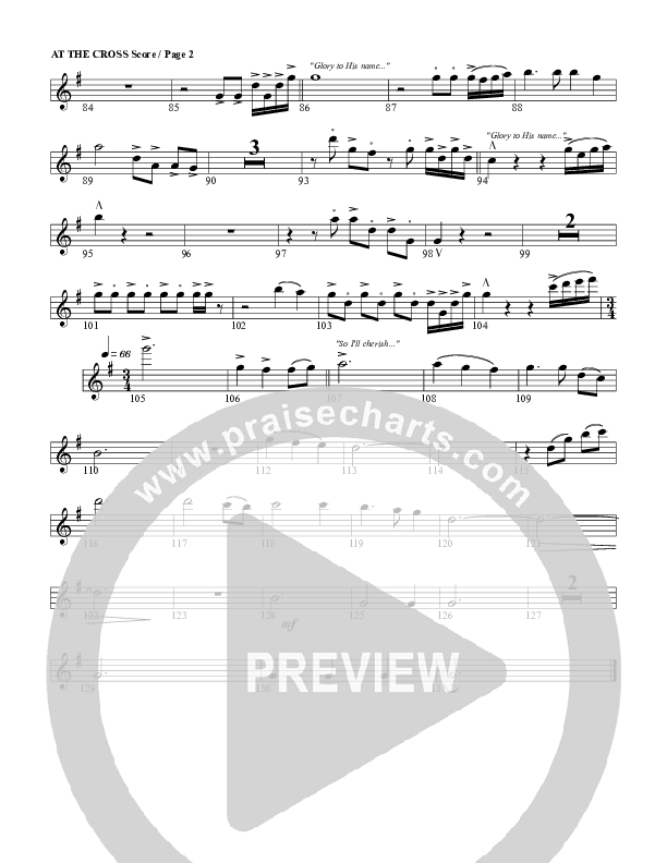 At The Cross Violin 1 (G3 Worship)