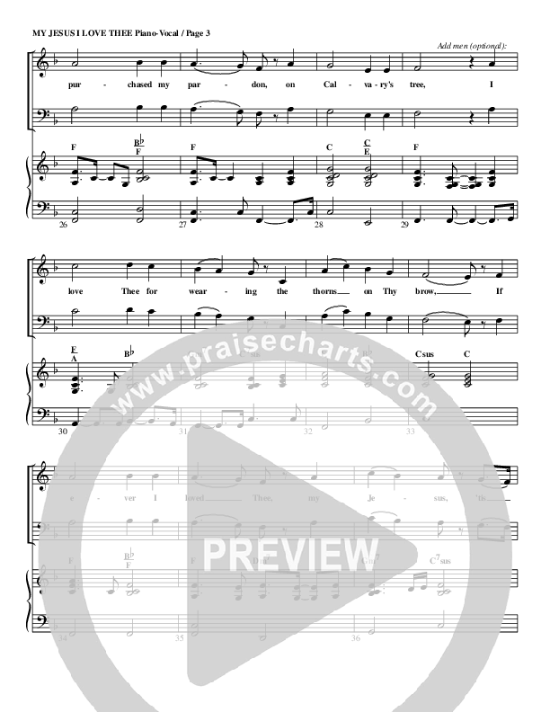 My Jesus I Love Thee Orchestration (G3 Worship)