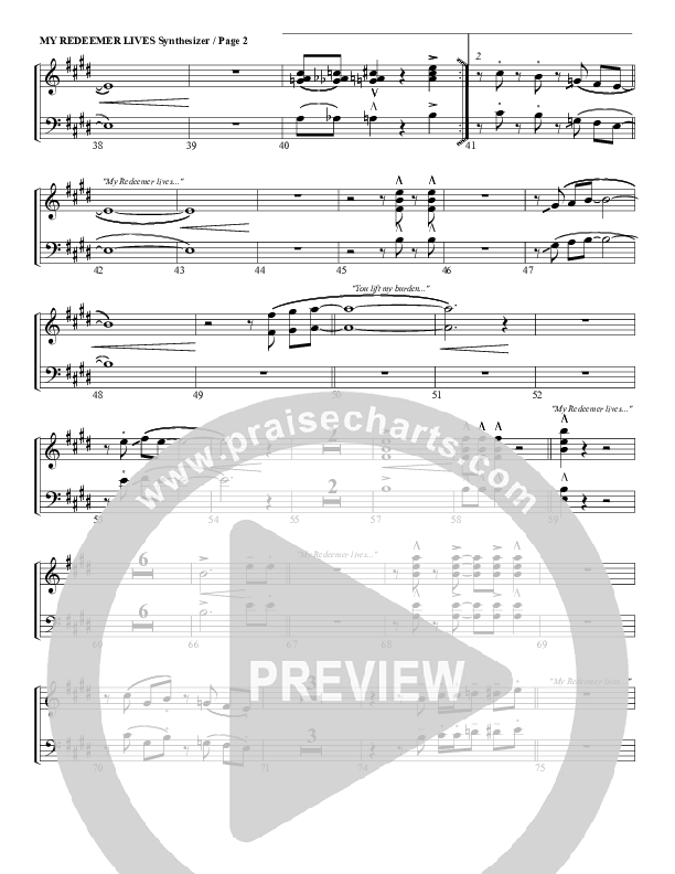 My Redeemer Lives Synth Brass (G3 Worship)