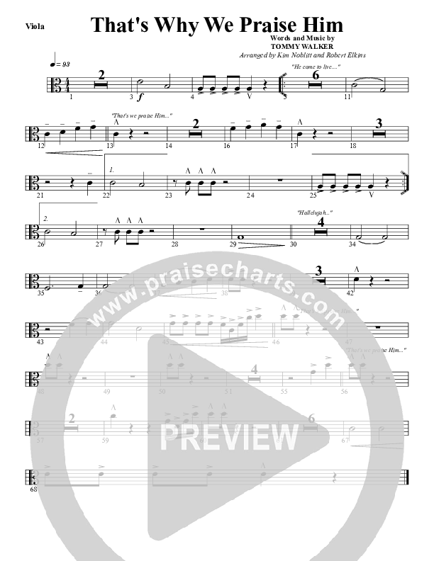 That's Why We Praise Him Viola (G3 Worship)