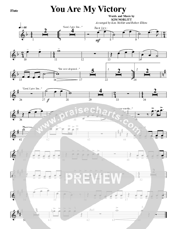 You Are My Victory Flute (G3 Worship)