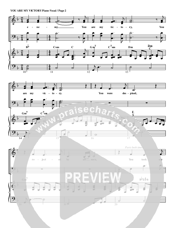 You Are My Victory Lead & Piano (G3 Worship)