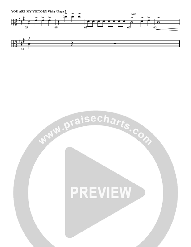 You Are My Victory Viola (G3 Worship)