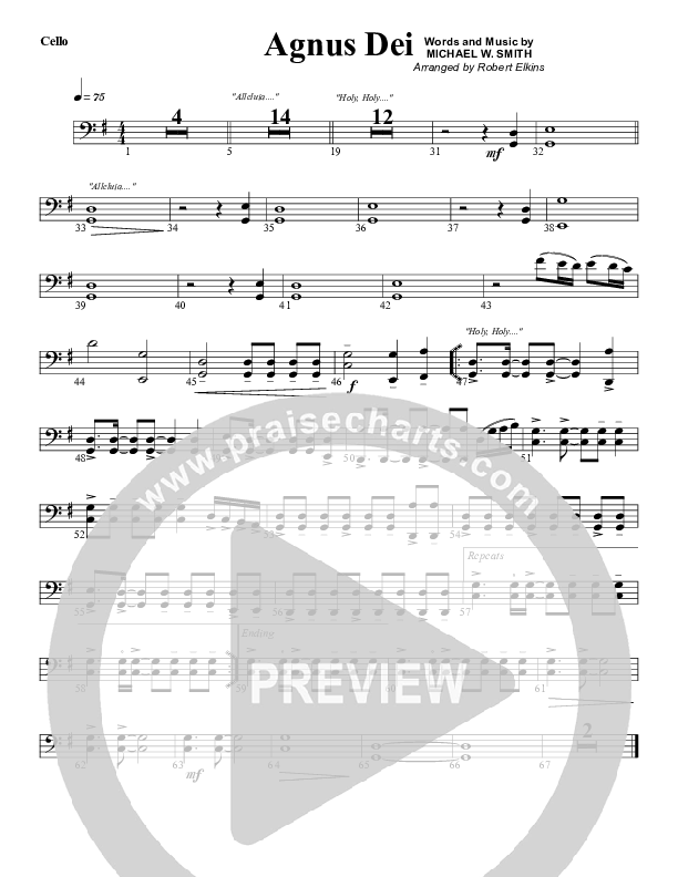 Agnus Dei Cello (G3 Worship)