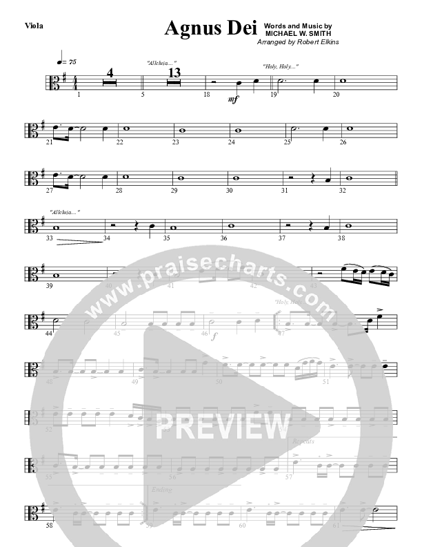 Agnus Dei Viola (G3 Worship)