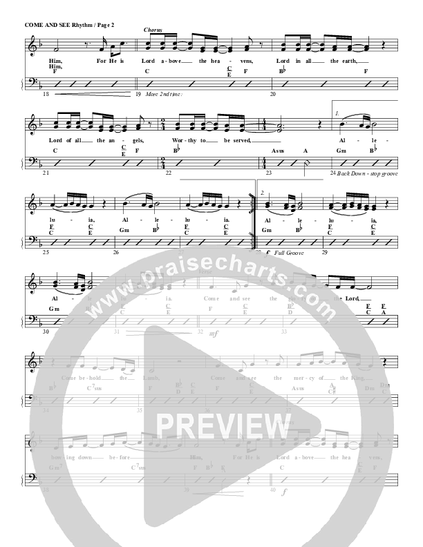 Come And See Percussion (G3 Worship)