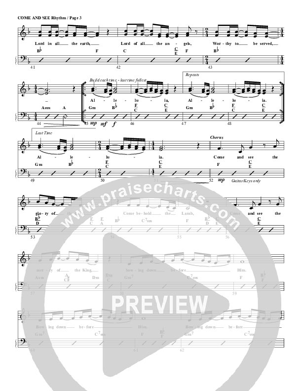 Come And See Percussion (G3 Worship)