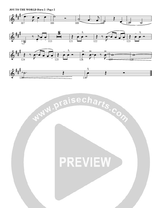 Joy To The World French Horn 2 (G3 Worship)