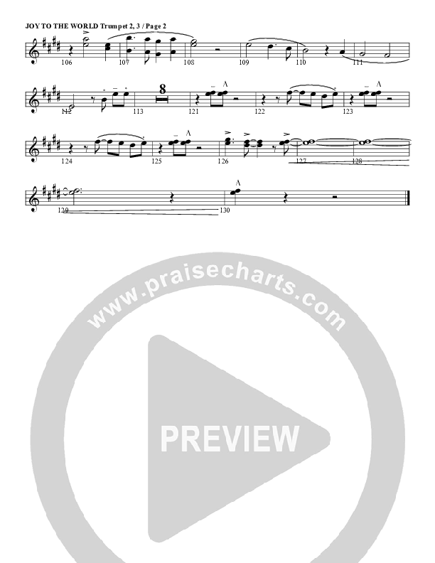 Joy To The World Trumpet 2/3 (G3 Worship)