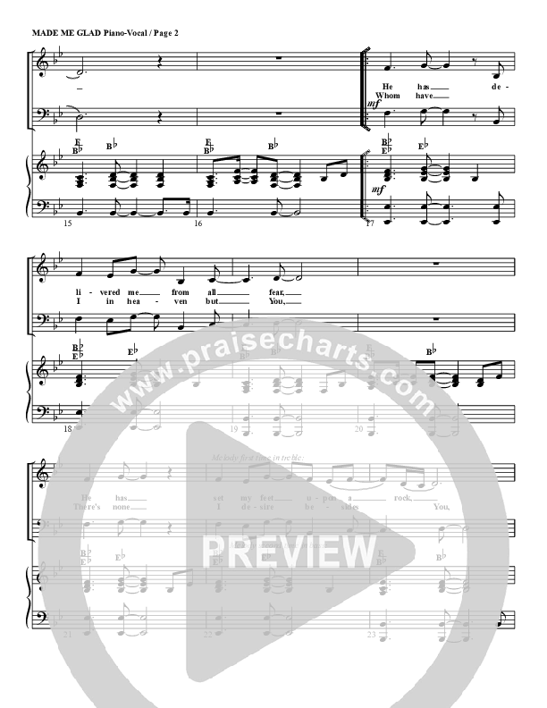 Made Me Glad Orchestration (G3 Worship)