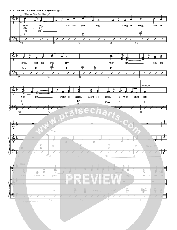 O Come All Ye Faithful Rhythm/Vocal (G3 Worship)