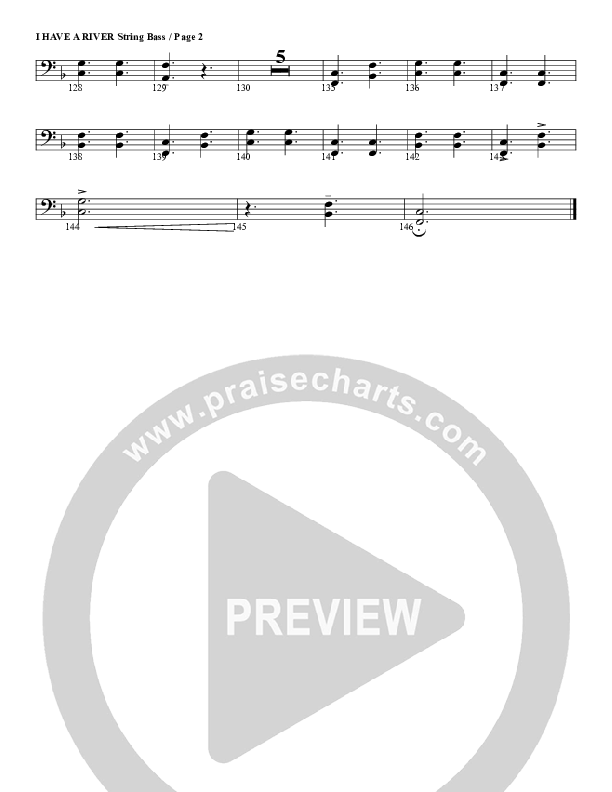 I Have A River Double Bass (G3 Worship)