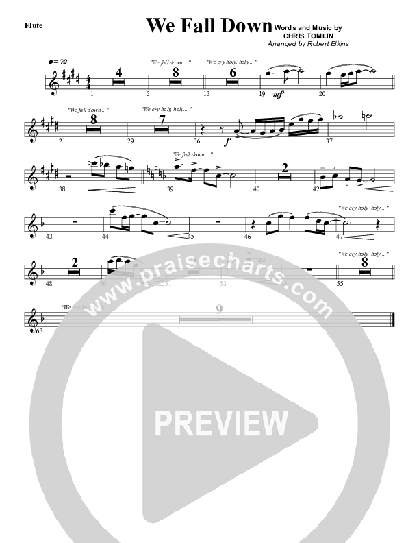 We Fall Down Flute (G3 Worship)