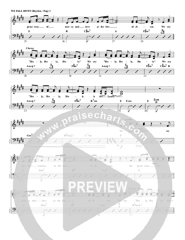 We Fall Down Percussion (G3 Worship)