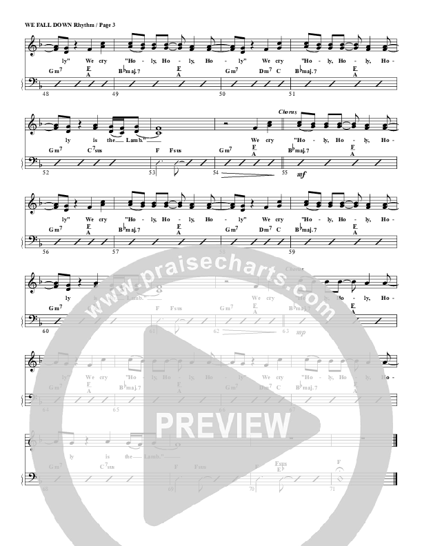 We Fall Down Percussion (G3 Worship)