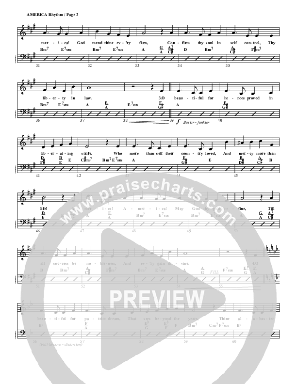 America The Beautiful Percussion (G3 Worship)