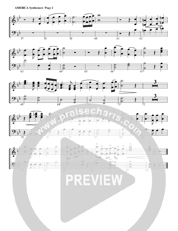 America The Beautiful Synth Strings (G3 Worship)