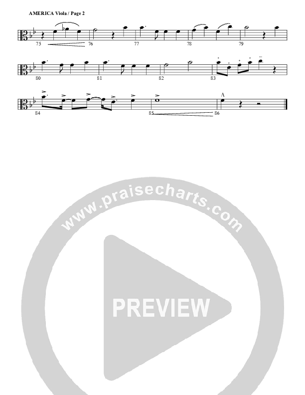 America The Beautiful Viola (G3 Worship)