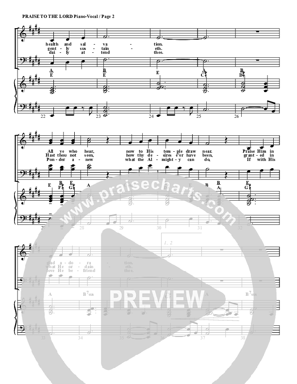 Praise To The Lord The Almighty Orchestration (G3 Worship)