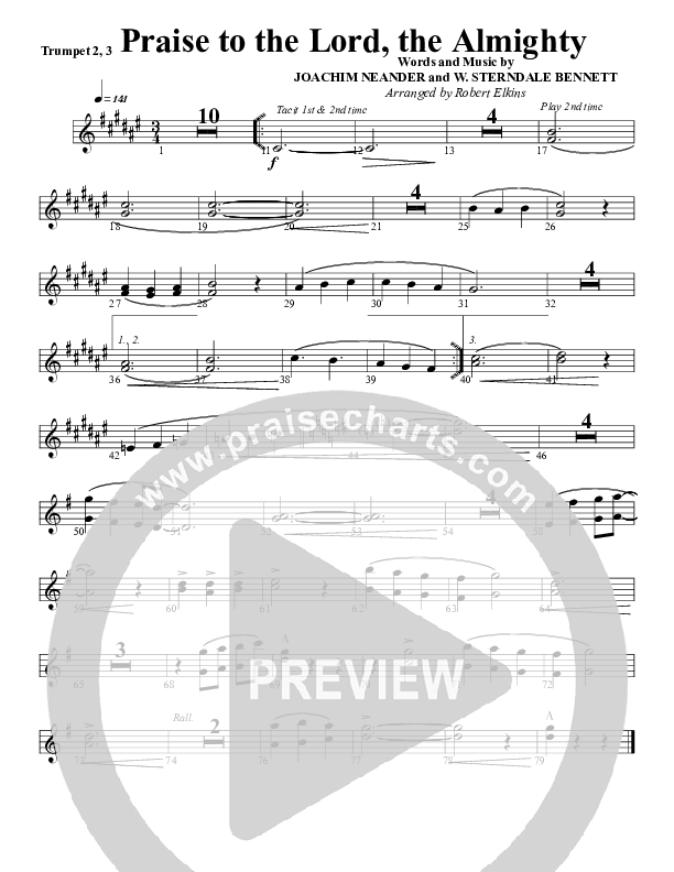 Praise To The Lord The Almighty Trumpet 2 (G3 Worship)