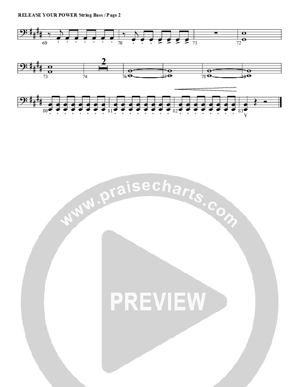 Release Your Power Double Bass (G3 Worship)