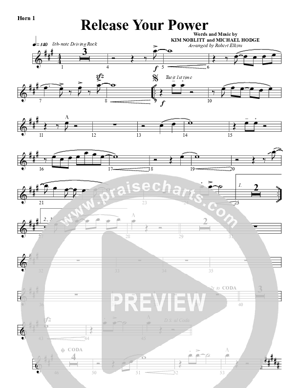 Release Your Power French Horn 1 (G3 Worship)