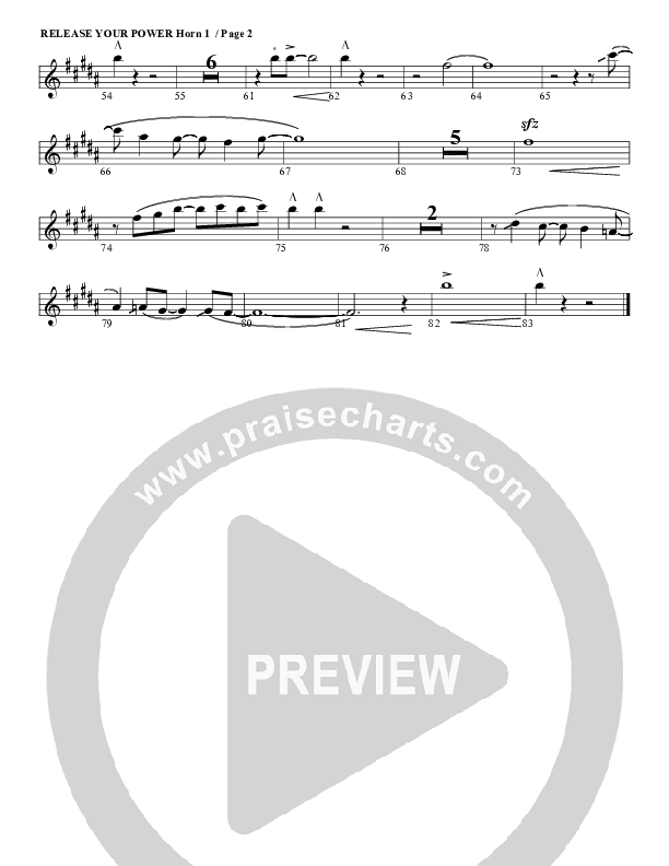 Release Your Power French Horn 1 (G3 Worship)