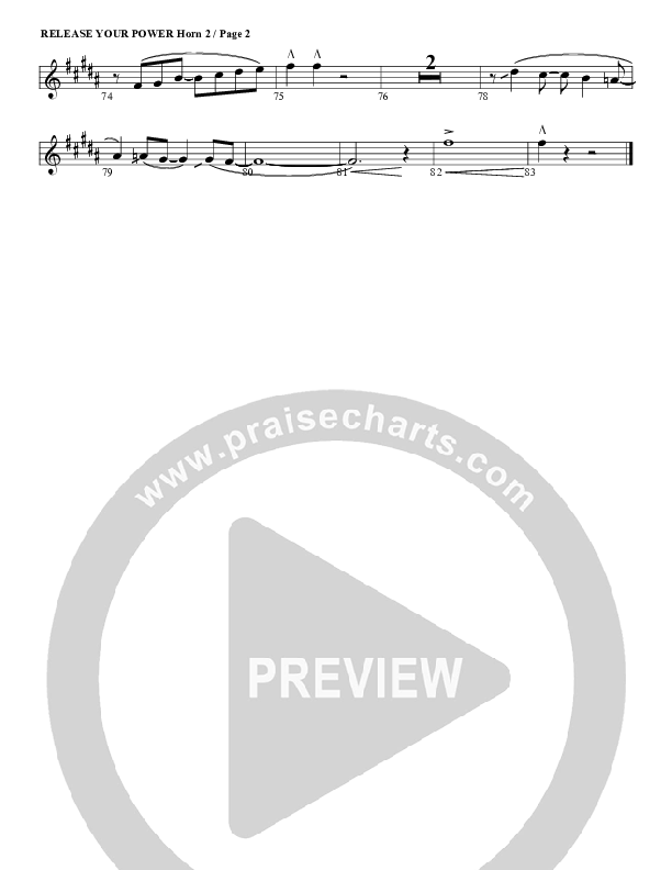 Release Your Power French Horn 2 (G3 Worship)