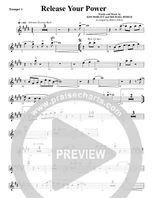 Release Your Power Trumpet 1 (G3 Worship)