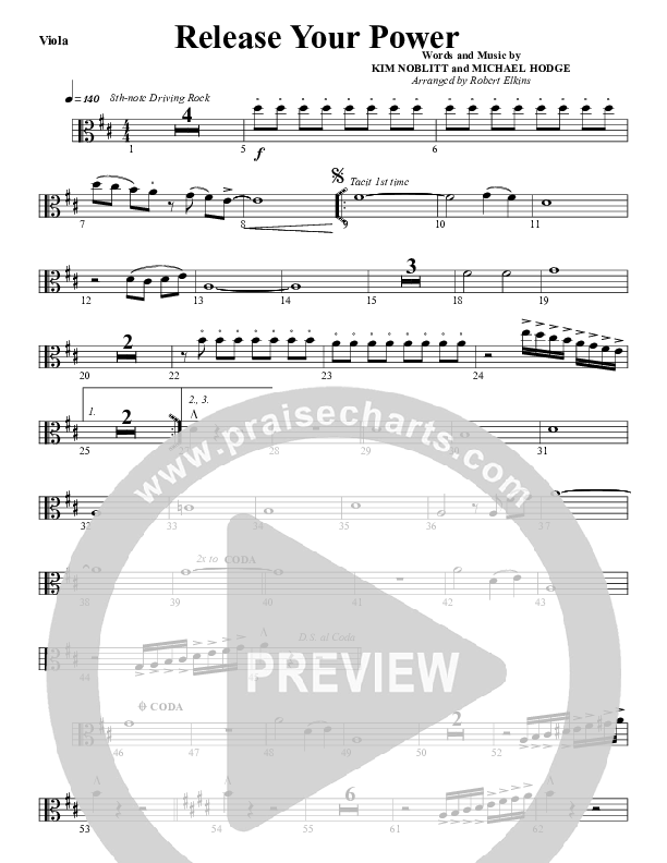 Release Your Power Viola (G3 Worship)