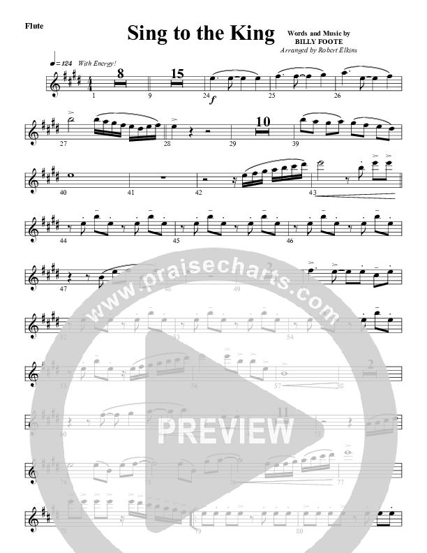 Sing To The King Flute (G3 Worship)