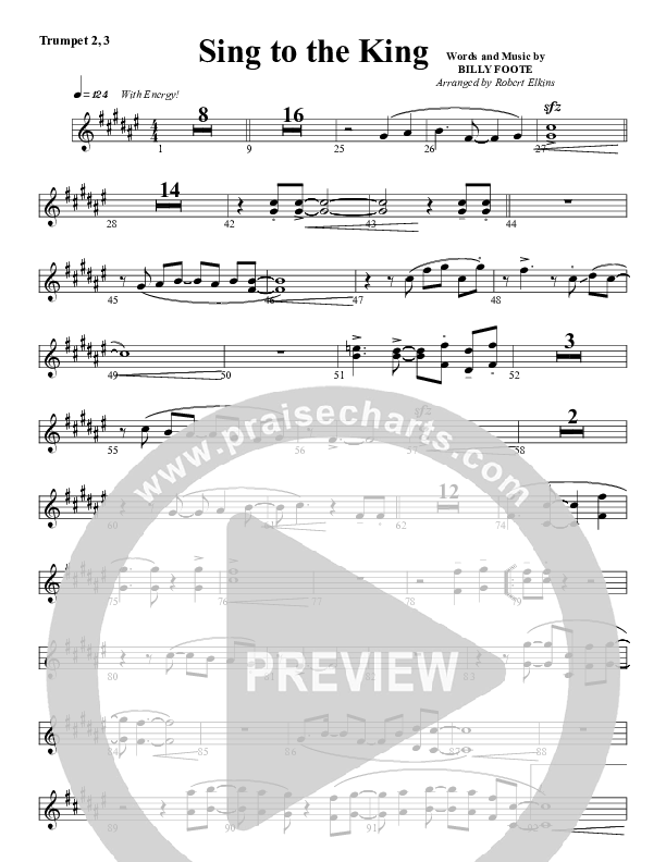 Sing To The King Trumpet 2/3 (G3 Worship)