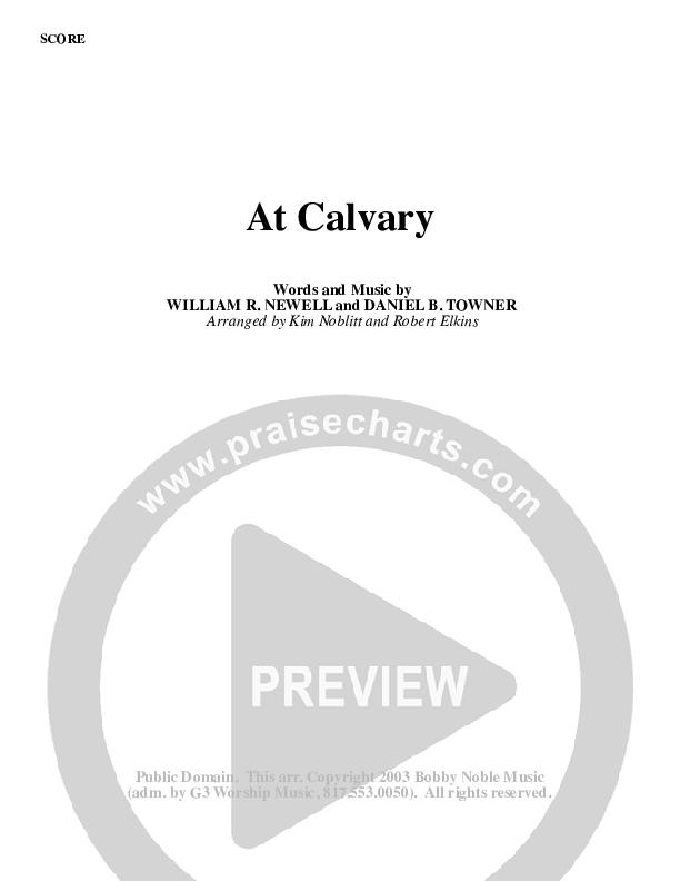 At Calvary Orchestration (G3 Worship)