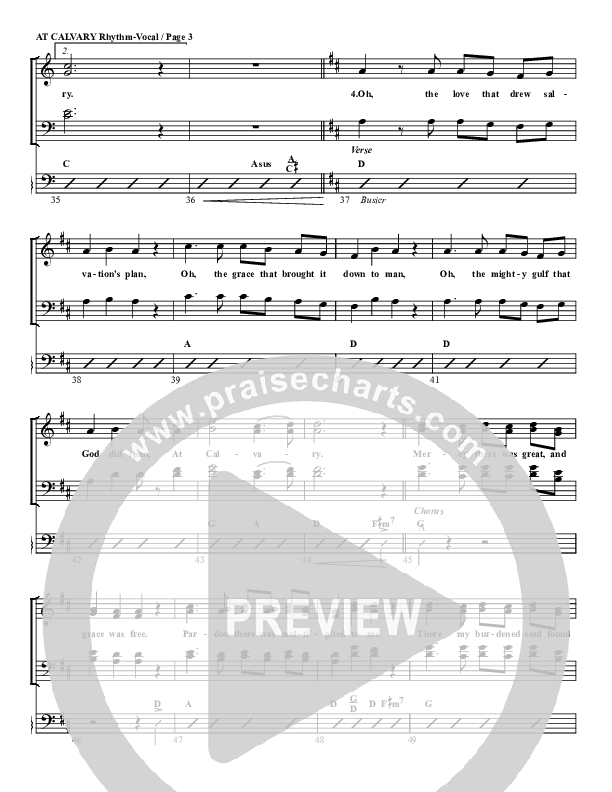 At Calvary Rhythm/Vocal (G3 Worship)