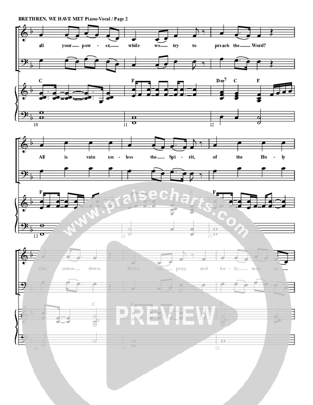 Brethren We Have Met To Worship Orchestration (G3 Worship)