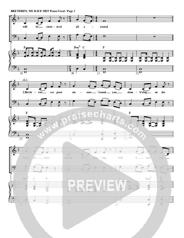 Brethren We Have Met To Worship Orchestration (G3 Worship)