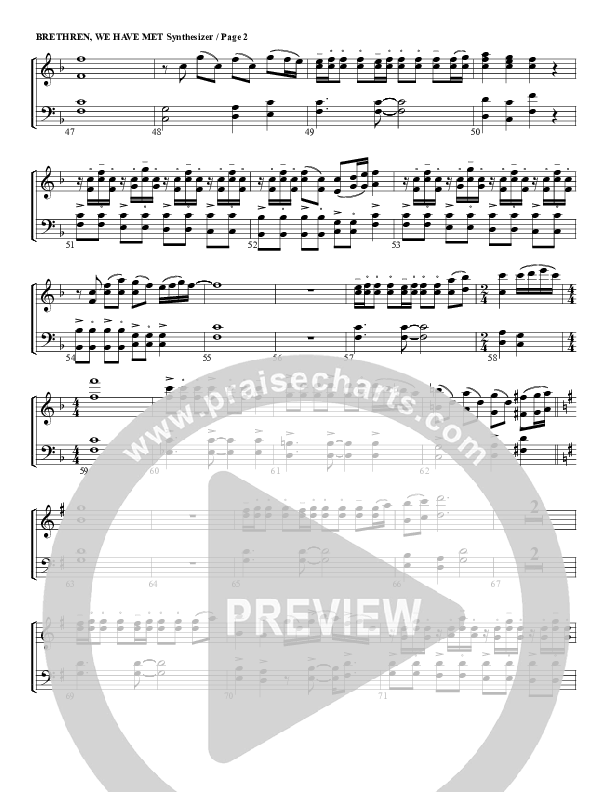 Brethren We Have Met To Worship Synth Strings (G3 Worship)