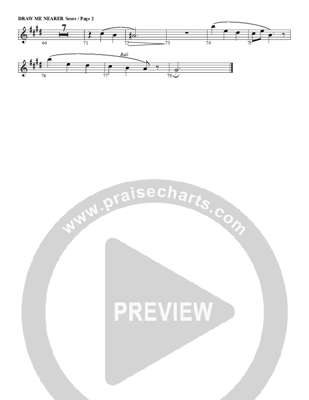 Draw Me Nearer Once Again Oboe (G3 Worship)