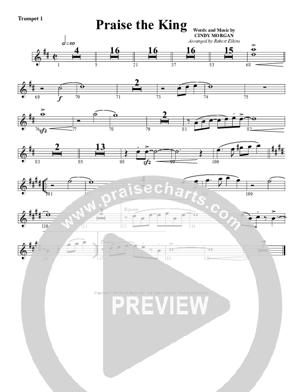 Praise The King Trumpet 1 (G3 Worship)