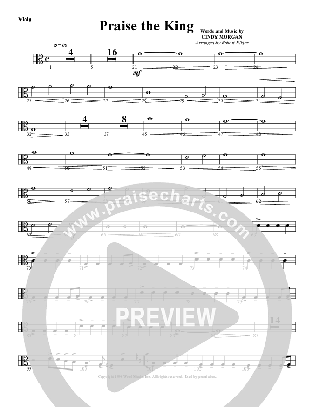 Praise The King Viola (G3 Worship)