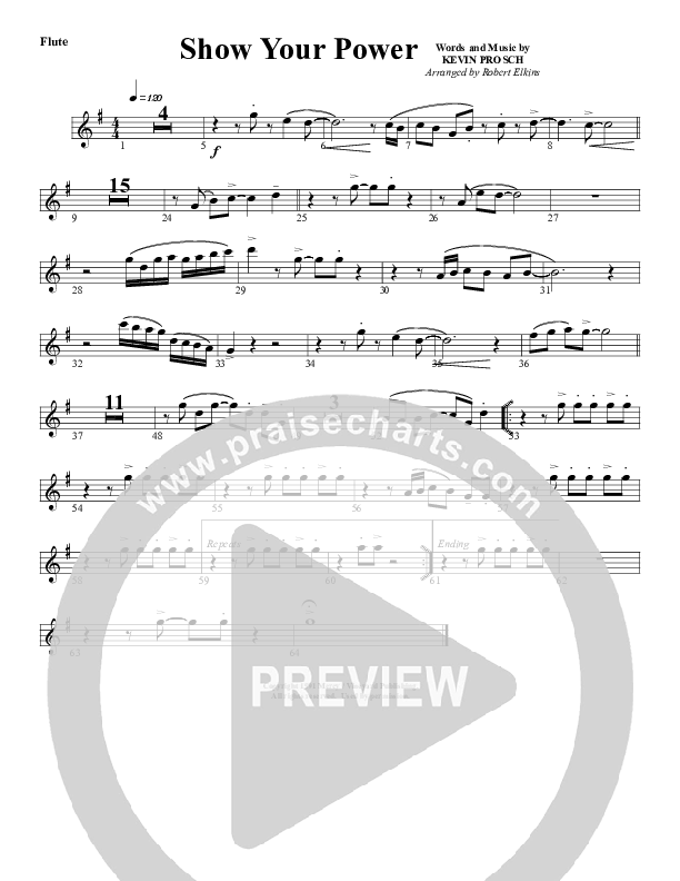 Show Your Power Flute (G3 Worship)