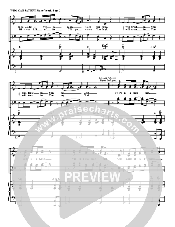 Who Can Satisfy My Soul Like You Orchestration (G3 Worship)