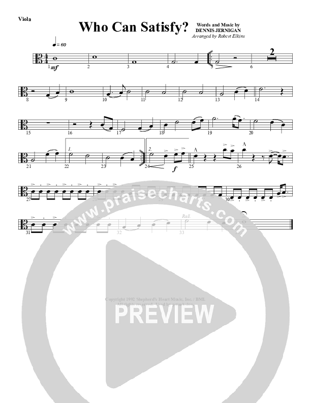 Who Can Satisfy My Soul Like You Viola (G3 Worship)