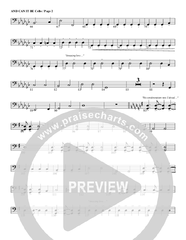 And Can It Be Cello (G3 Worship)