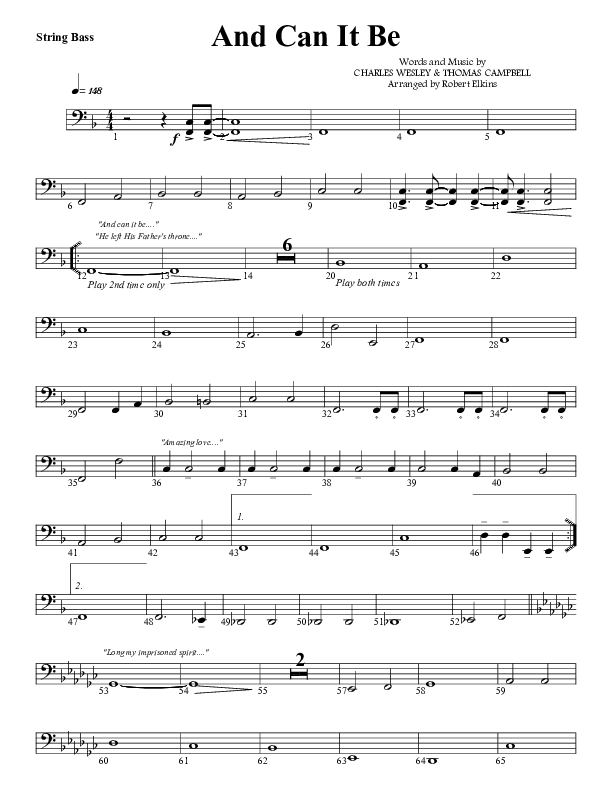 And Can It Be Double Bass (G3 Worship)