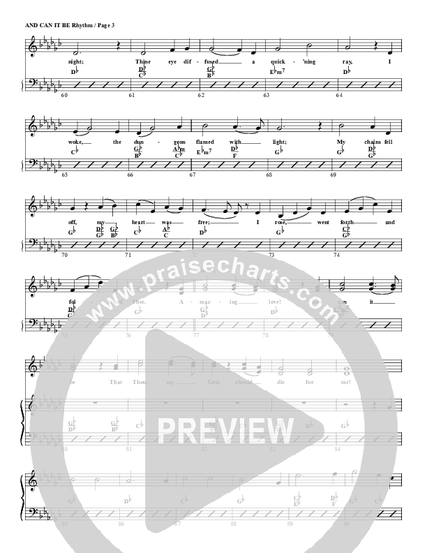 And Can It Be Percussion (G3 Worship)