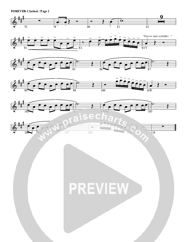 Forever Clarinet (G3 Worship)