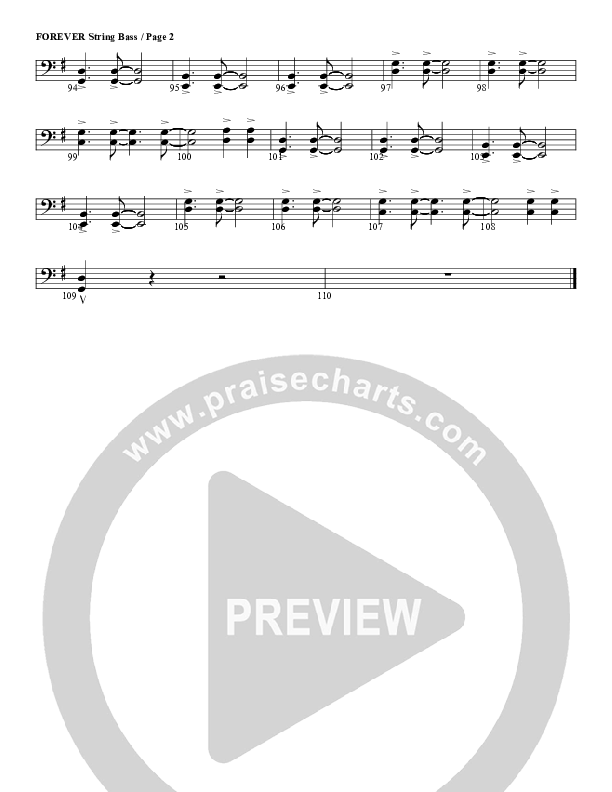 Forever Double Bass (G3 Worship)