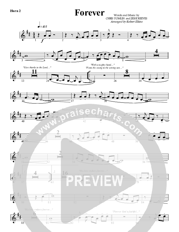 Forever French Horn 2 (G3 Worship)