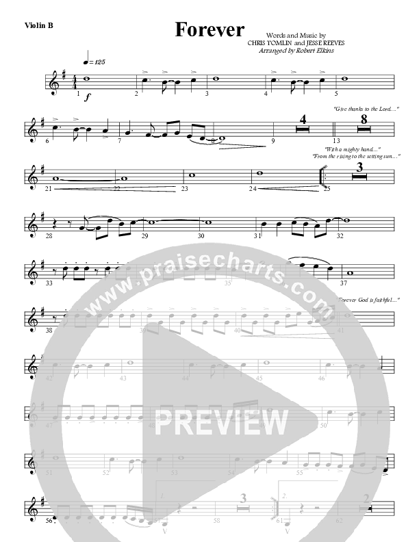 Forever Violin 2 (G3 Worship)